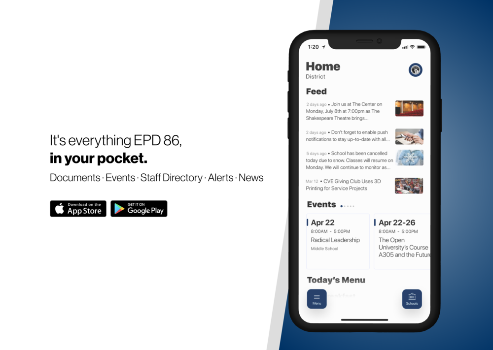 EPD86 App launch announcement