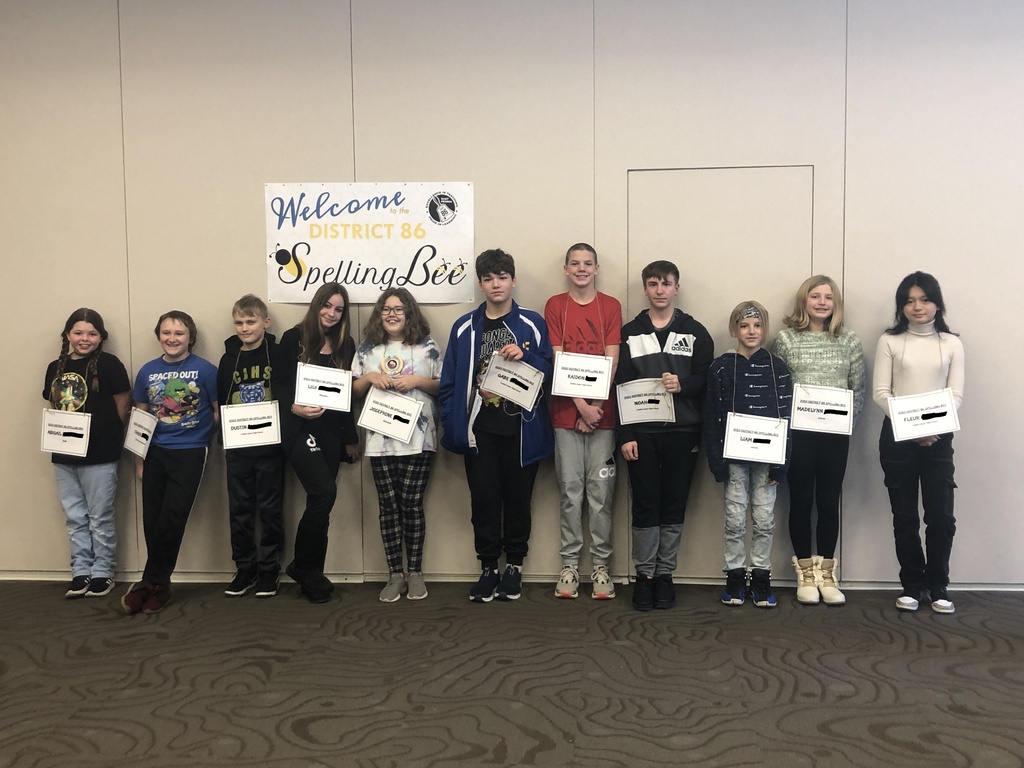 District Spelling Bee Participants